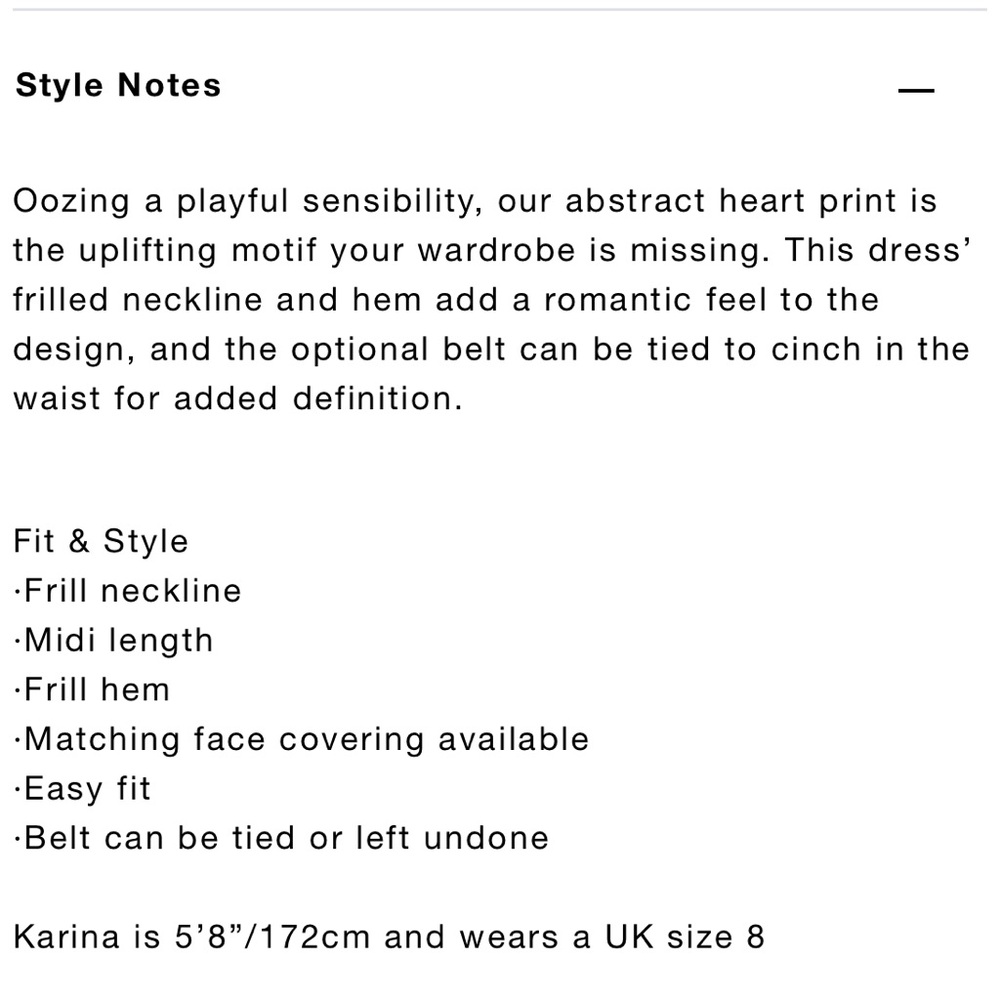 Whistles Abstract Heart Print Midi Dress - Picture 13 of 13